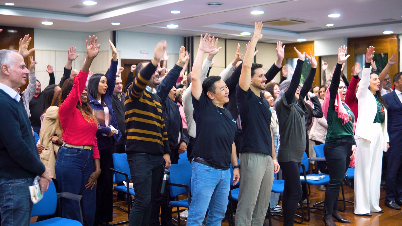Equipe em ativação de cultura de privacidade